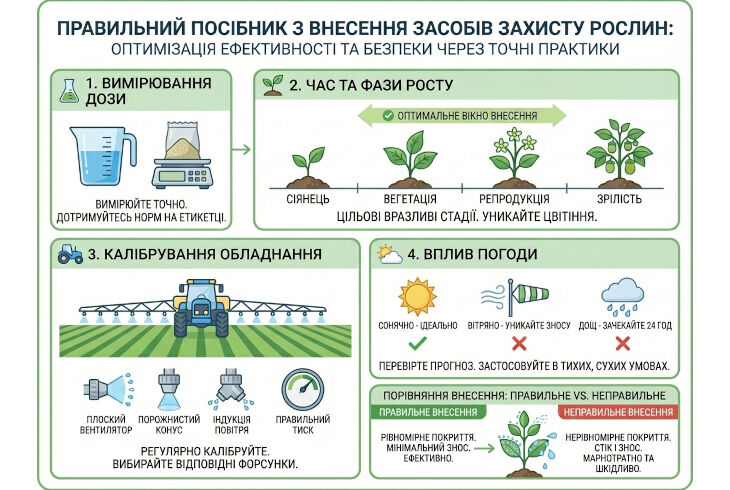 Як правильно вносити засоби захисту рослин: норми, фази, техніка