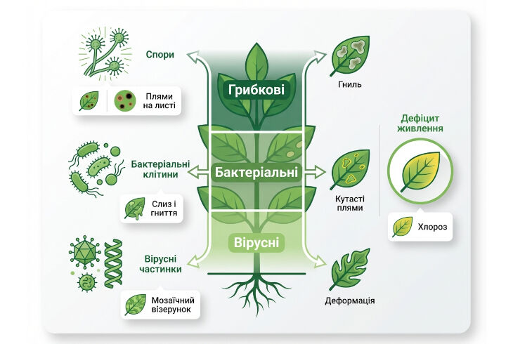 Як визначити хвороби рослин: повний гайд для фермерів