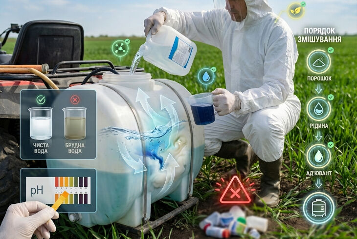 Як правильно підготувати робочий розчин для обприскування: ключ до ефективного захисту рослин